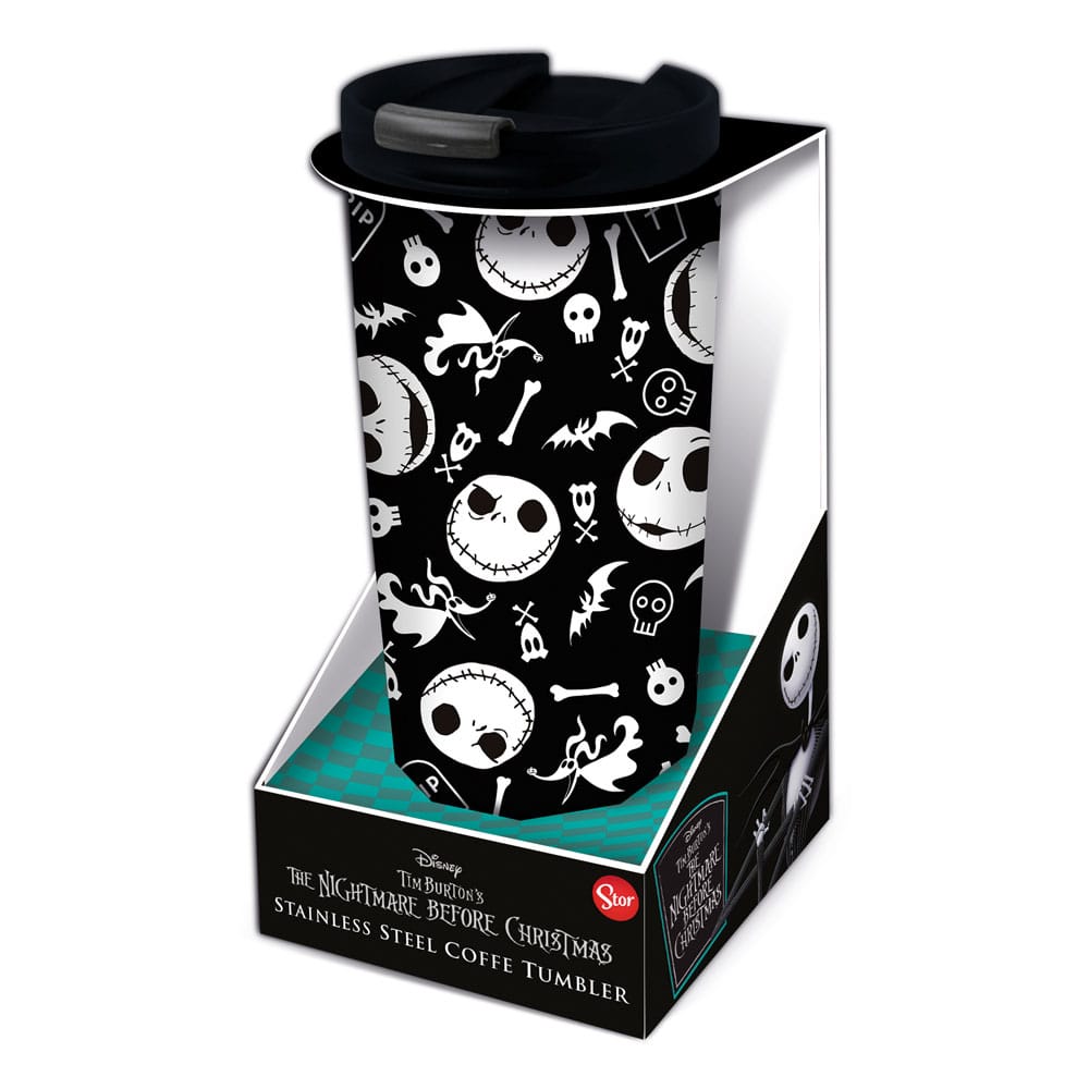 Stor Nightmare before Christmas Stainless Steel travel tumbler Jack´s Face