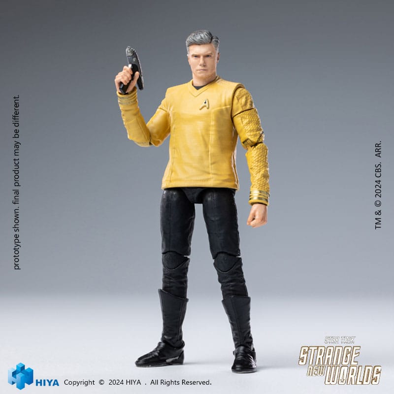 Hiya Toys Star Trek Strange New Worlds Exquisite Mini Series Actionfigur 1/18 Pike 11 cm