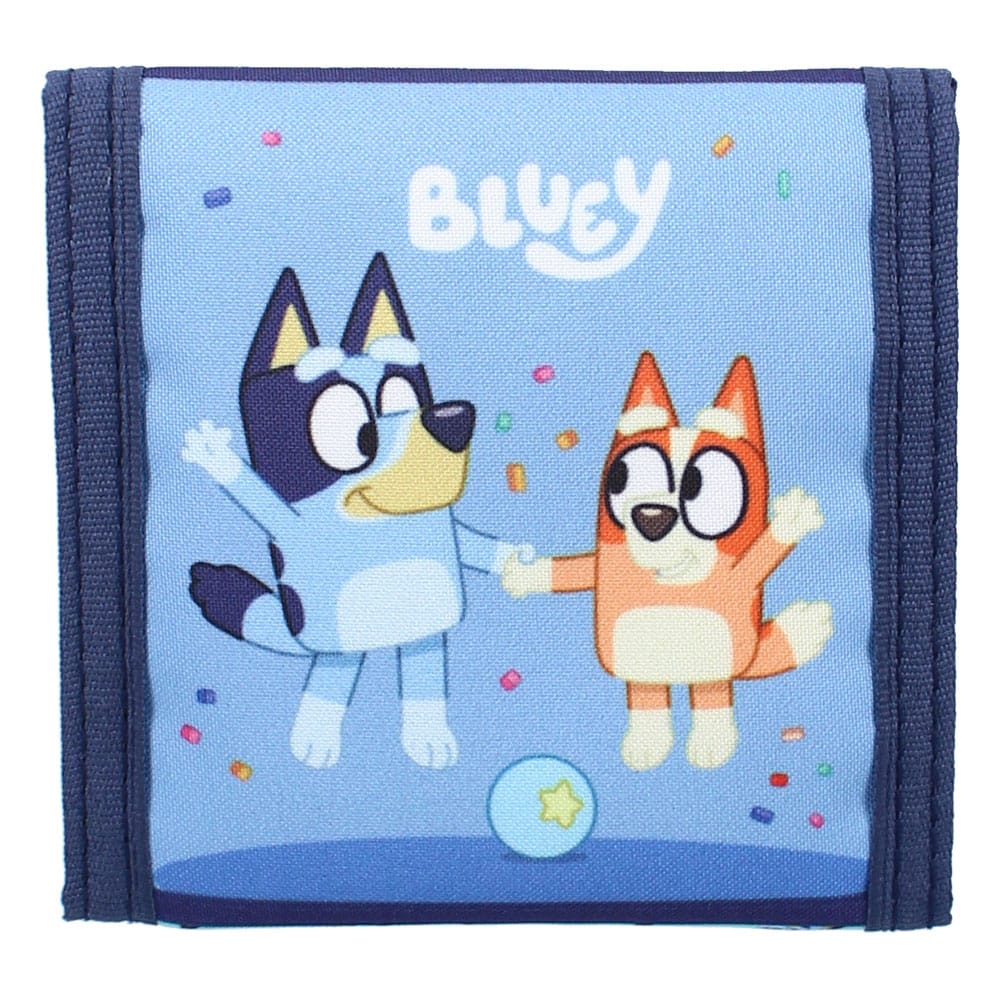 Vadobag Bluey Wallet Black Bluey Best Friends Fun