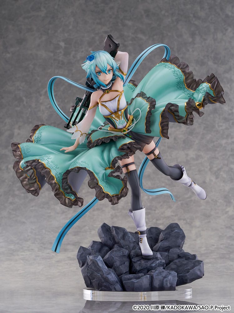 eStream Sword Art Online SHIBUYA SCRAMBLE FIGURE PVC Statue 1/7 Sinon Crystal Dress Ver. 29 cm