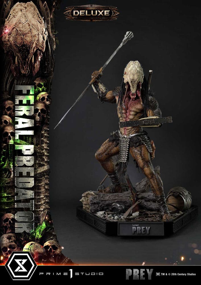 Prime 1 Studio Prey (Movie) Museum Masterline Series Statue 1/3 Feral Predator Deluxe Bonus Version 89 cm
