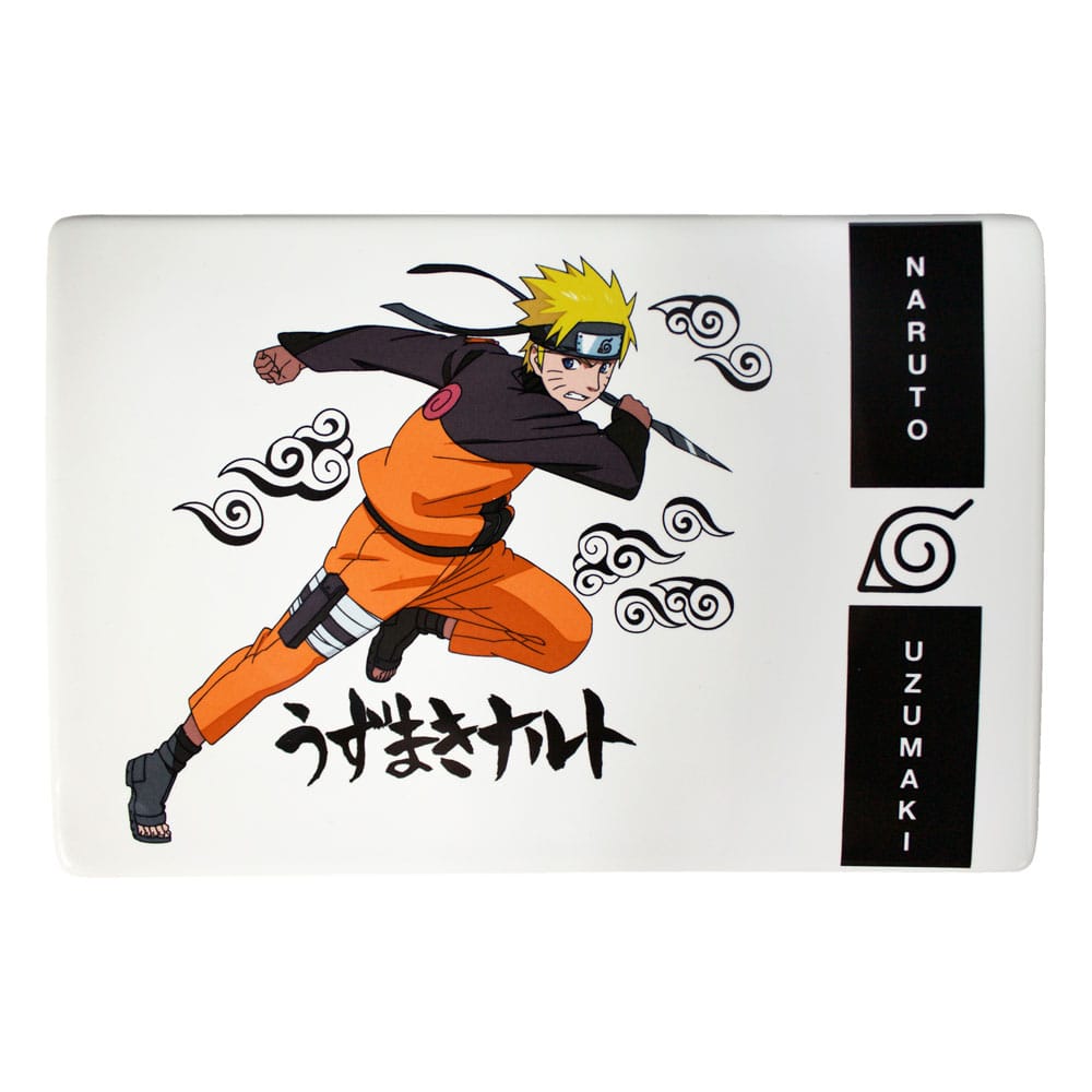Just Funky Naruto Shippuden Ceramic Sushi Set with Chopsticks Naruto Uzumaki