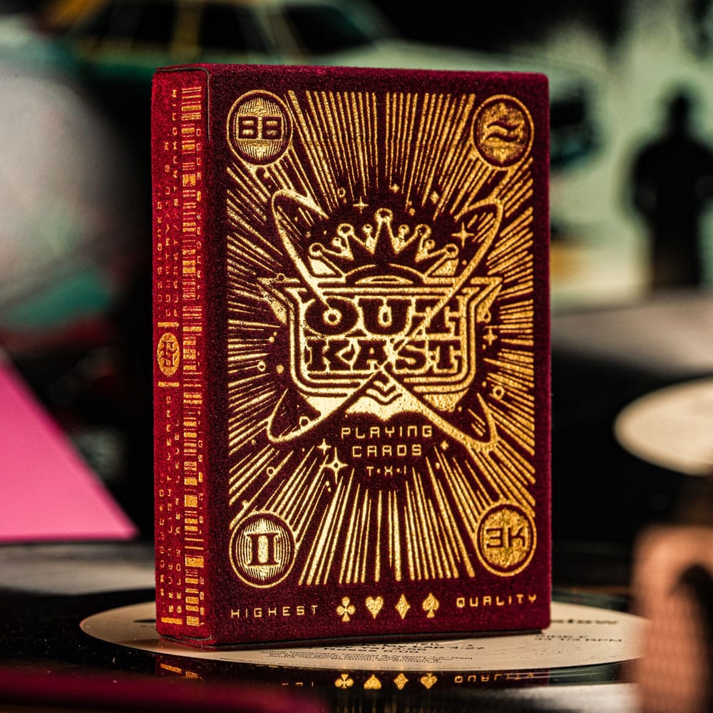 Theory11 Outcast Playing Cards Red Velvet