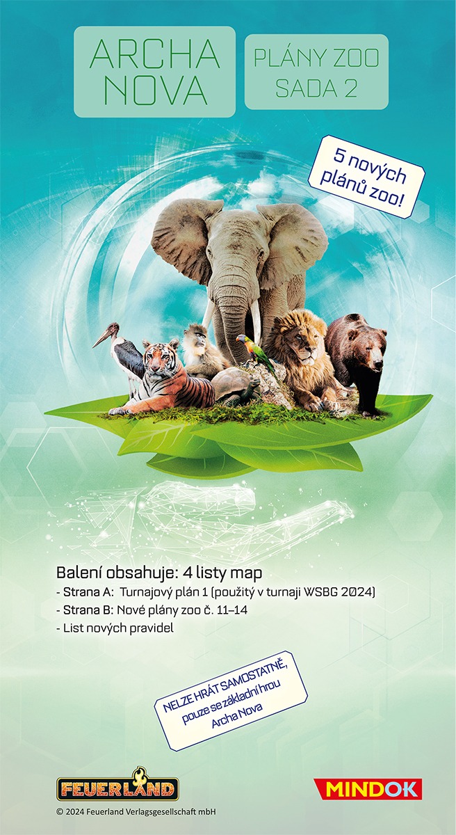 Feuer Land Archa Nova plány ZOO sada 2