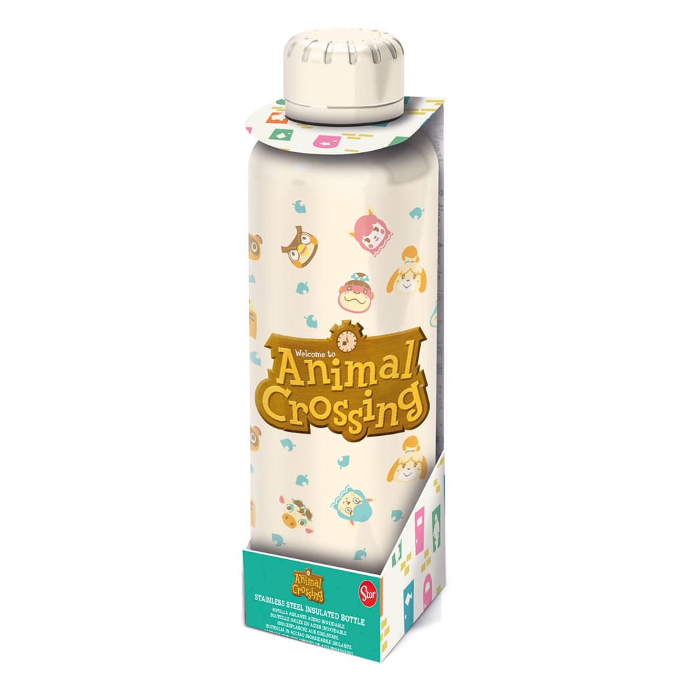 Stor Animal Crossing Water Bottle Logo