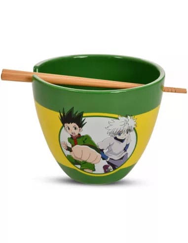 Just Funky Miska na ramen Hunter x Hunter s logem a hůlkami o objemu 473 ml