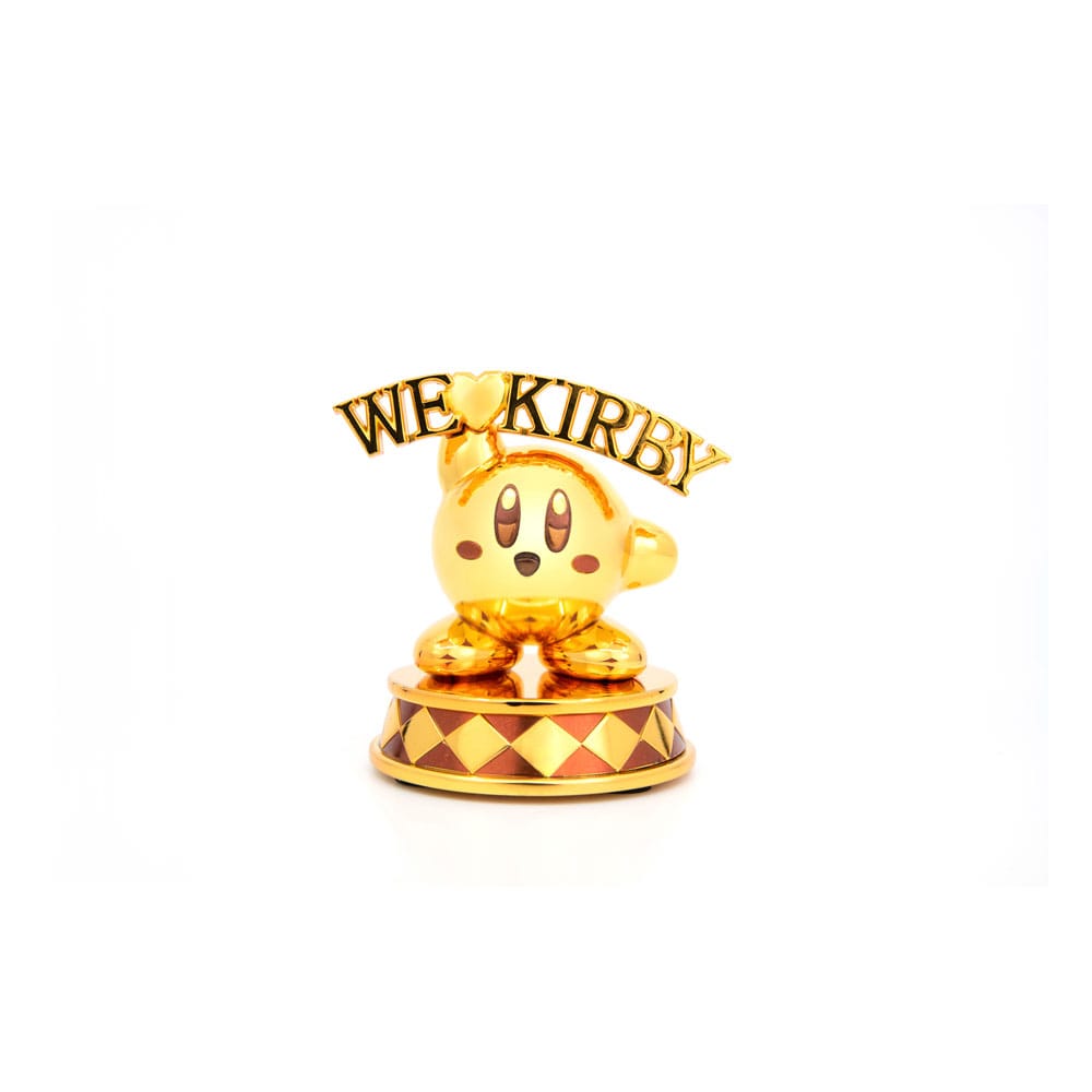 First 4 Figures Kirby DieCast soška We Love Kirby Gold Edition 10 cm