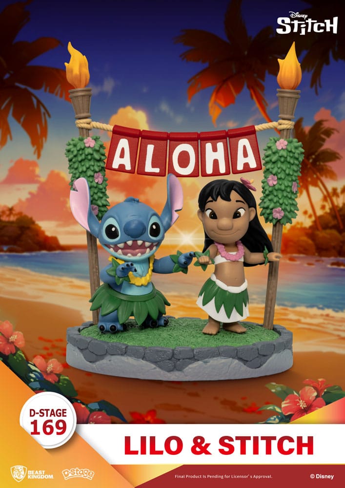 Beast Kingdom Toys Lilo & Stitch D-Stage PVC Diorama Lilo & Stitch 16 cm