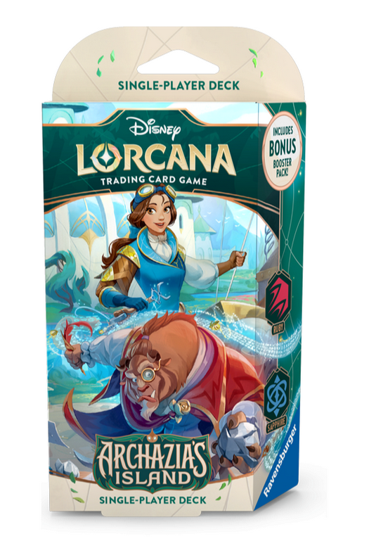 Ravensburger Disney Lorcana TCG - Archazia's Island - Starter Deck Ruby & Sapphire (EN)