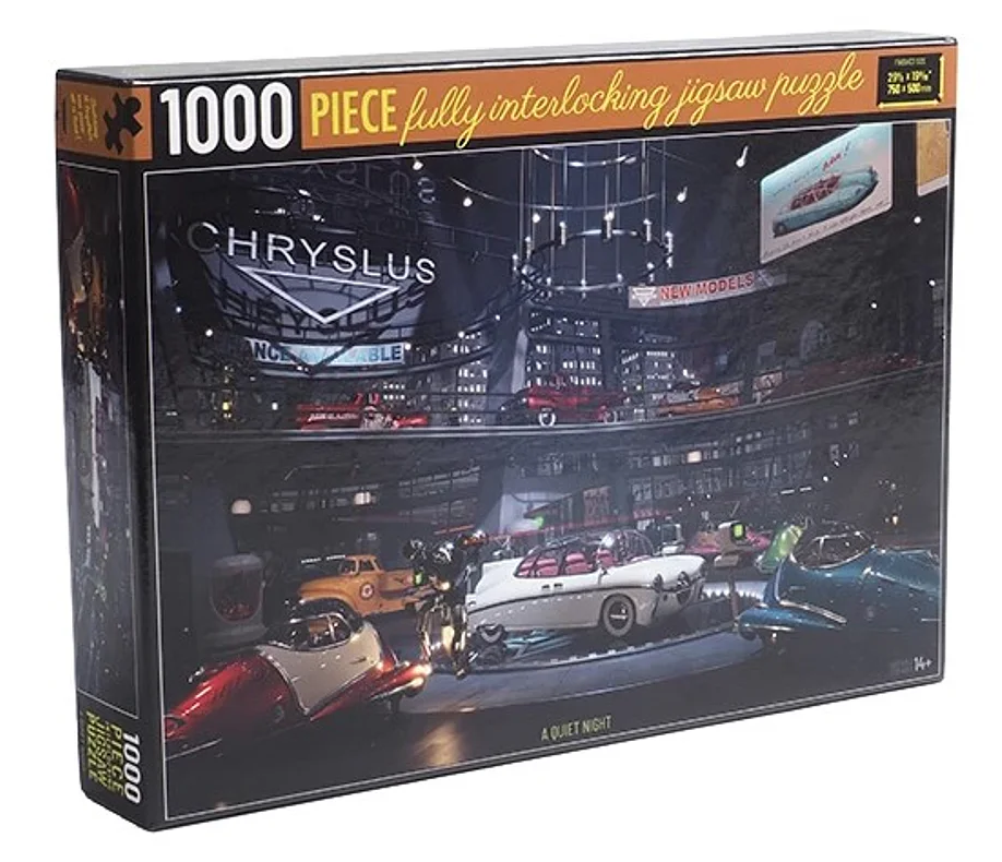 Wand Company Fallout Chryslus Showroom - puzzle - A Quiet Night (1000 dílků)