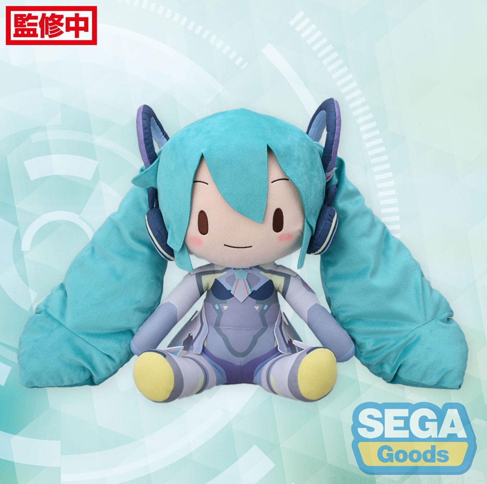 Sega Character Vocal Series 01: Hatsune Miku Fuwa Petit Plush Figure Hatsune Miku Miku with You 2024 Ver. LL 40 cm