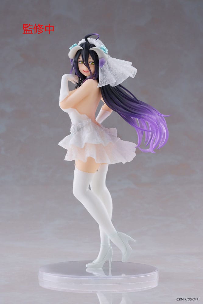 Taito Prize Overlord Coreful PVC Statue Albedo Wedding Ver. 18 cm