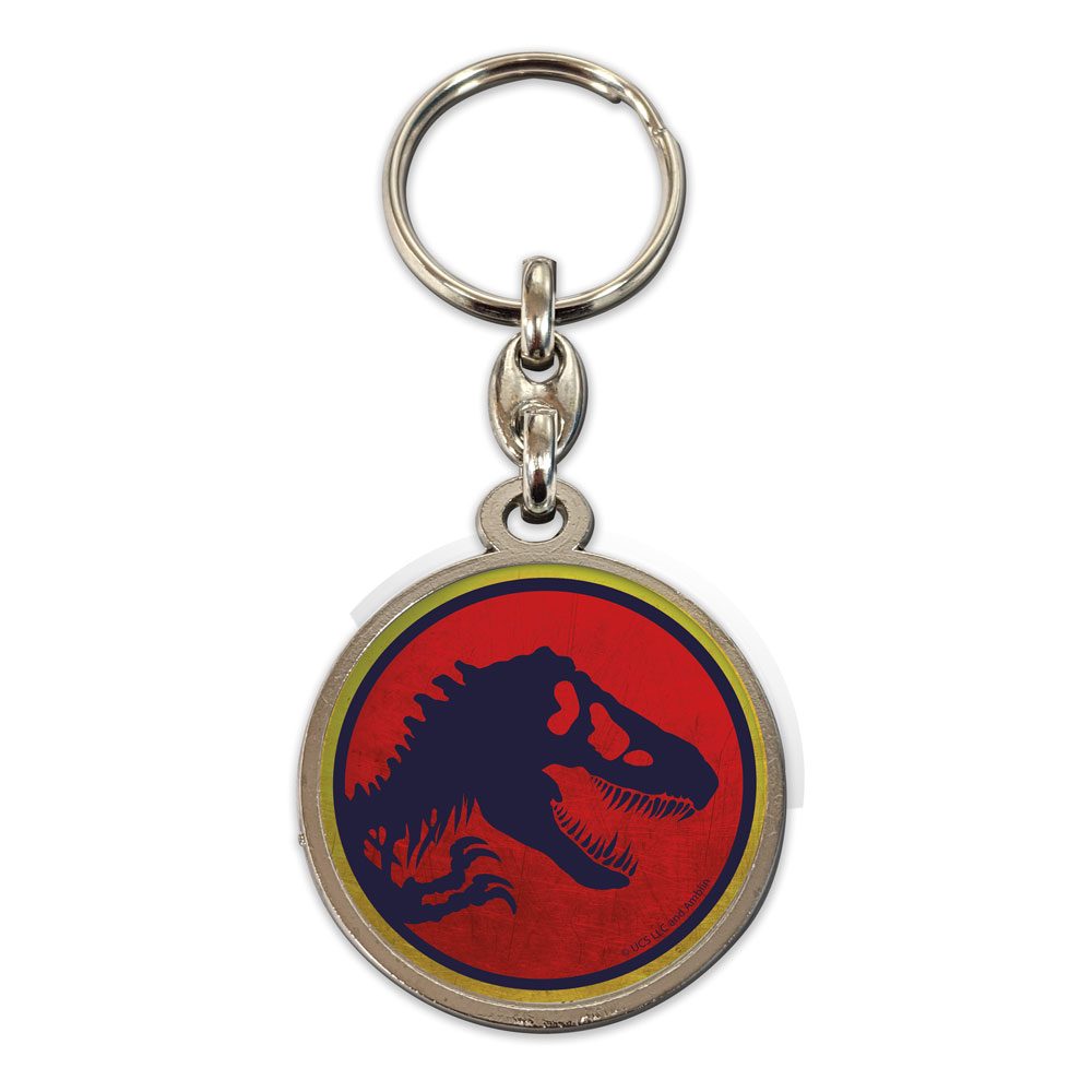 SD Toys Jurassic Park Metal Keychain Logo 7 cm