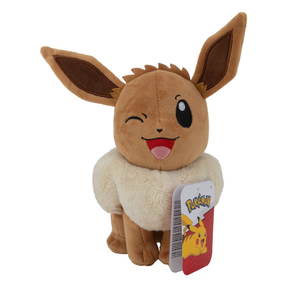 Jazwares Pokémon Plush Figure Eevee Winking 20 cm
