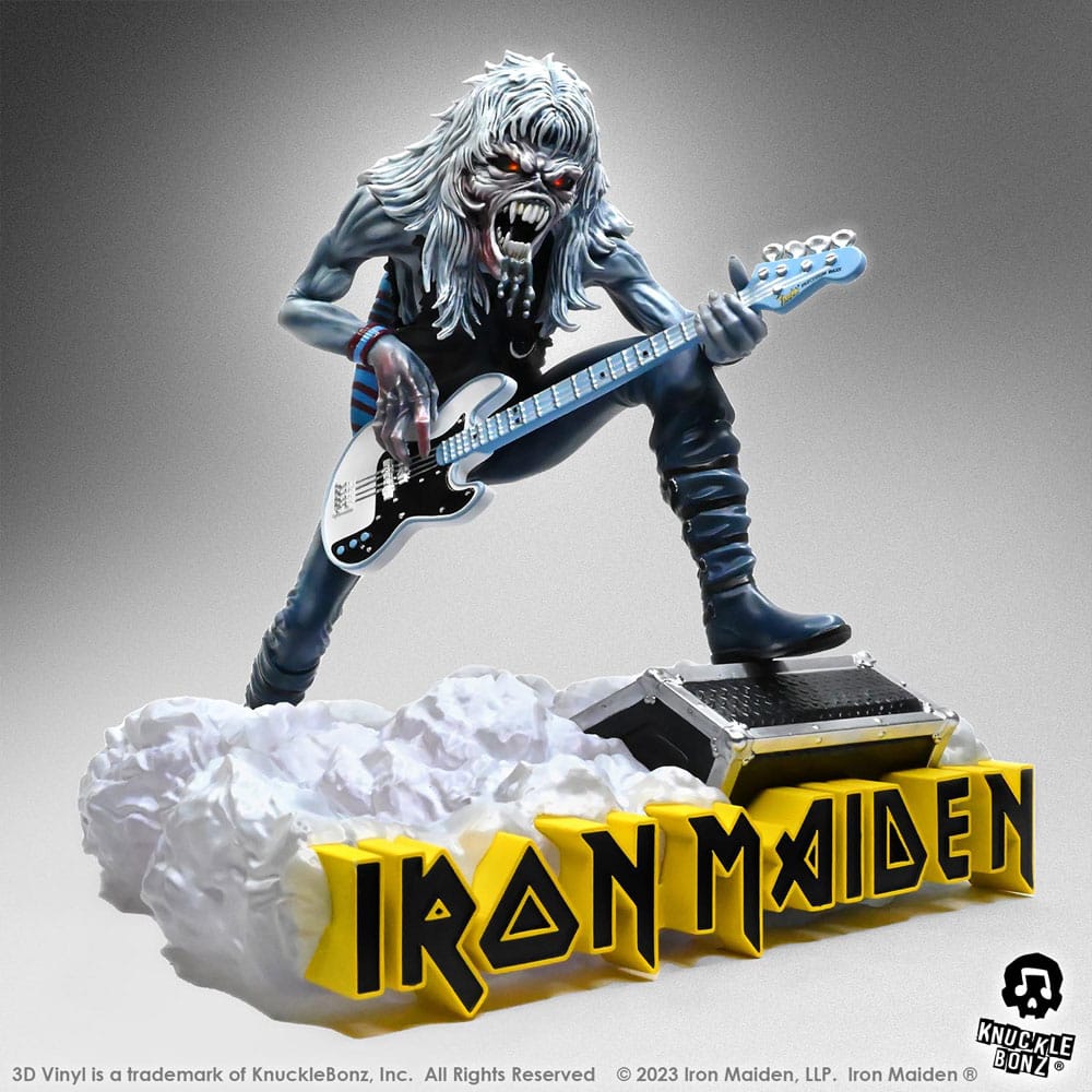 KnuckleBonz Iron Maiden 3D Vinyl Statue Fear of the Dark 20 cm
