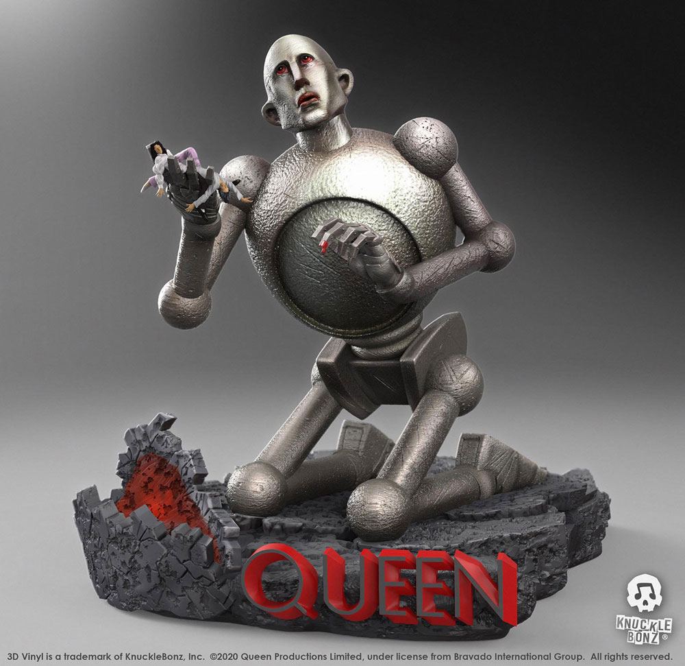 KnuckleBonz Queen 3D Vinyl Statue Queen Robot (News of the World) 20 x 21 x 24 cm