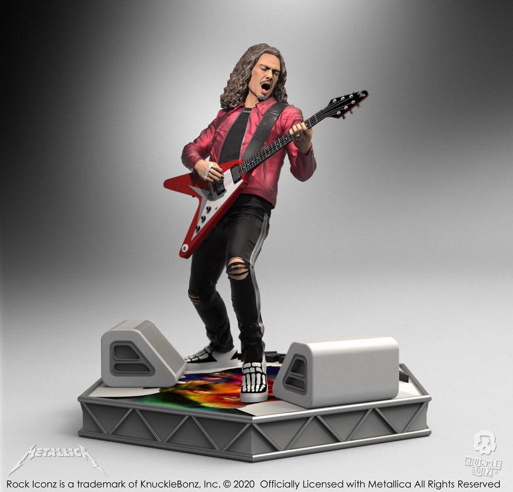 KnuckleBonz Metallica Rock Iconz Statue Kirk Hammett Limited Edition 22 cm