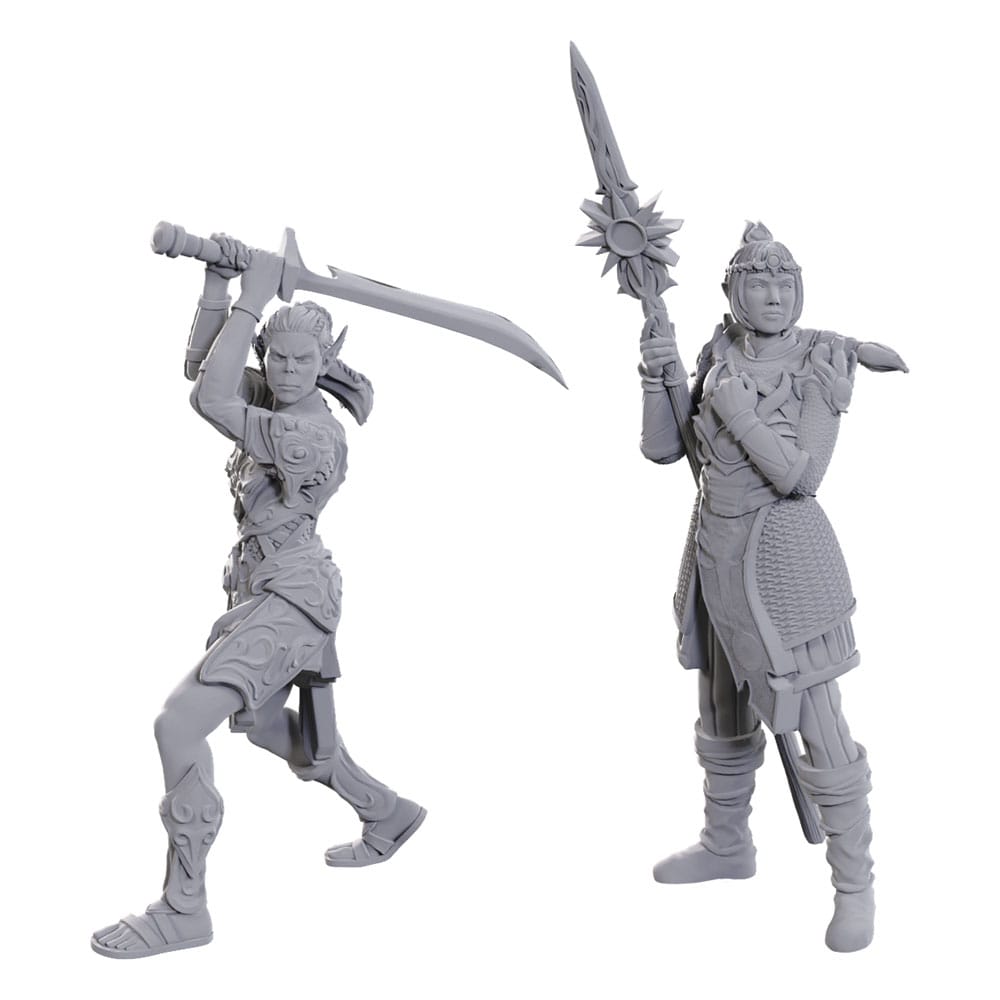 WizKids D&D Nolzur's Marvelous Miniatures Nenabarvené Miniatury Lae'zel & Shadowheart