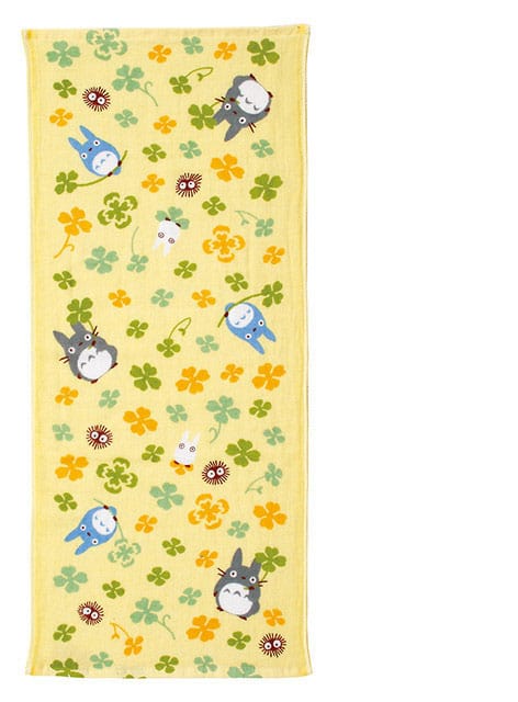 Marushin My Neighbor Totoro Imabari Towel Totoro Clover 34 x 80 cm