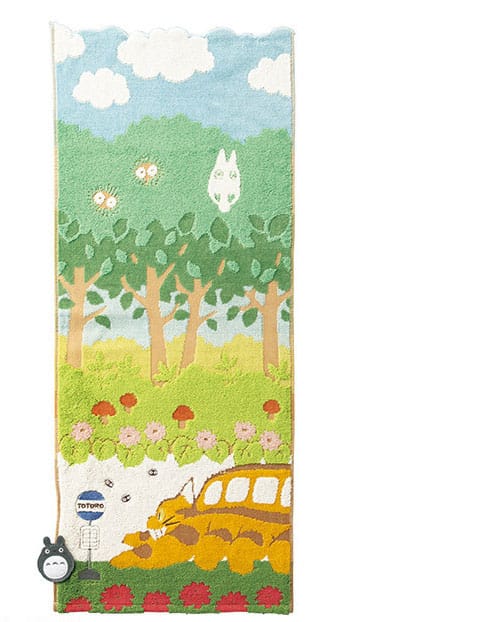 Marushin My Neighbor Totoro Towel Catbus on it's way 34 x 80 cm