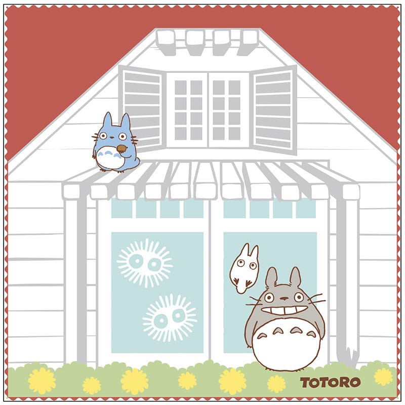 Marushin Studio Ghibli mini towel My neighbor Totoro Satsuki & Mei's Haus 25 x 25 cm
