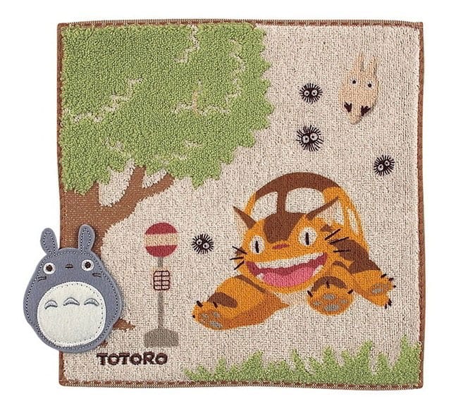 Marushin My Neighbor Totoro Mini Towel Bus Stop 25 x 25 cm