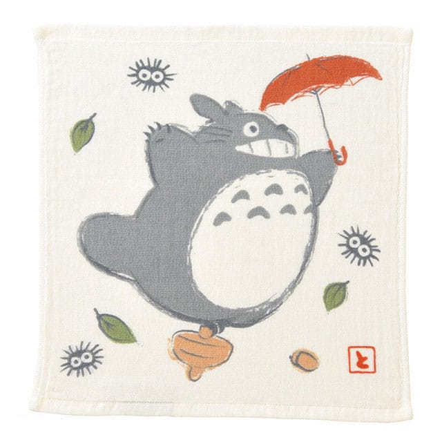 Marushin My Neighbor Totoro Imabari Mini Towel Totoro Umbrella Big 34 x 36 cm