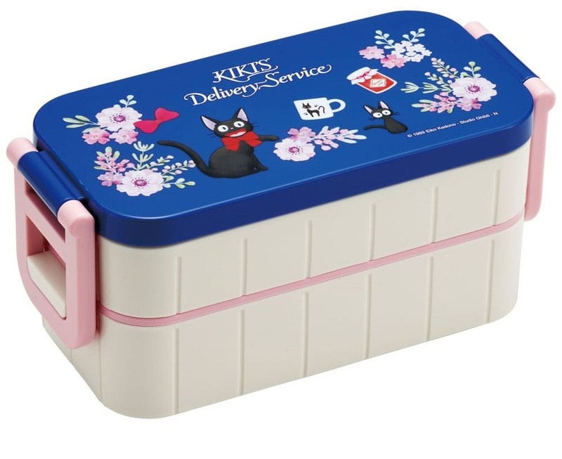 Skater Kiki's Delivery Service Two Layer Lunch Box Jiji Flower garland