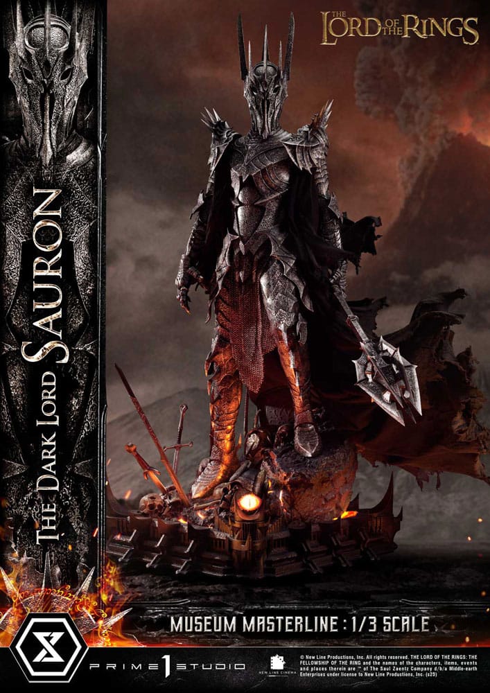 Prime 1 Studio Lord of the Rings Museum Masterline Series Statue 1/3 The Dark Lord Sauron 117 cm