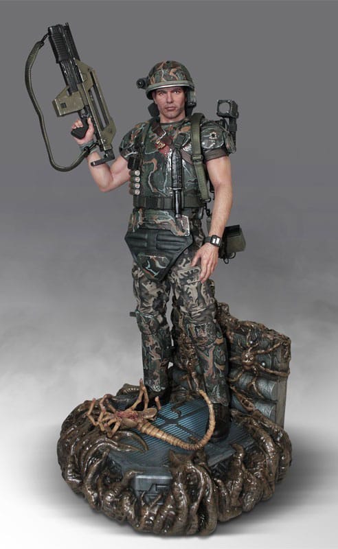 Hollywood Collectibles Group Vetřelec - Socha 1/4 Corporal Dwayne Hicks 58 cm