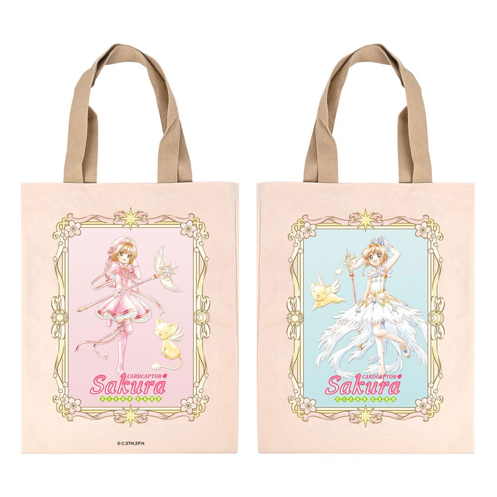 Sakami Merchandise Cardcaptor Sakura Clear Card PVC Tote Bag Sakura & Kero-chan