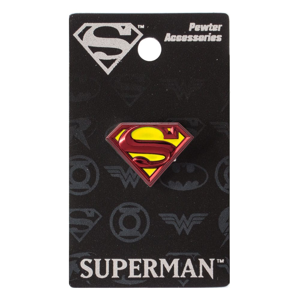 Monogram Int. DC Comics Pin Badge Superman Logo coloured