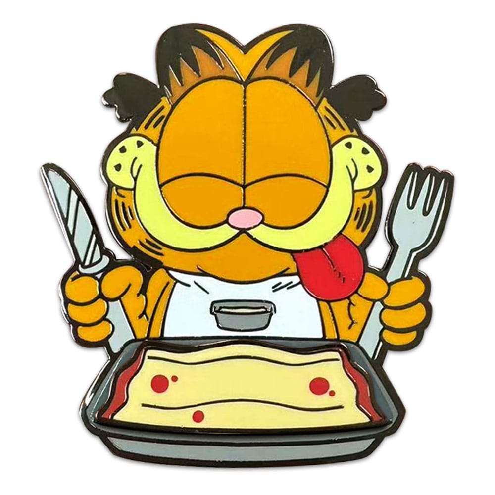 Youtooz Garfield Pin Badge Disco Garfield Lasagna Dinner 5 cm