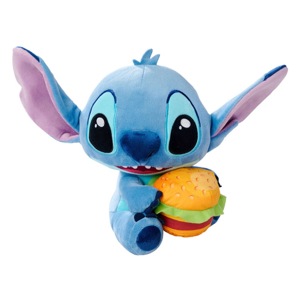 Simba Lilo & Stitch Plush Figure Stitch with Burger 25 cm
