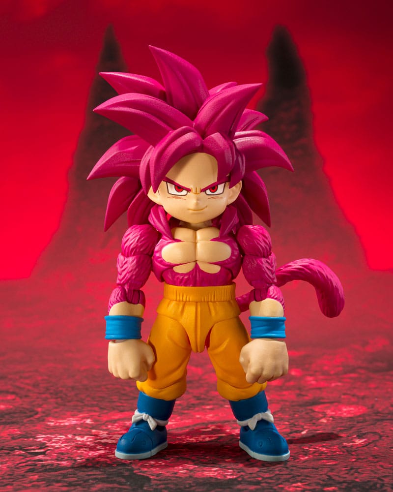 Bandai Tamashii Nations Dragon Ball akční figurka Daima S.H.Figuarts Super Saiyan Level 3 Vegeta (mini) 8 cm
