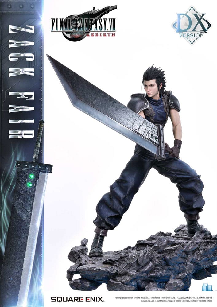Square-Enix Final Fantasy VII Rebirth Statue 1/4 Zack Fair Deluxe Ver. 57 cm