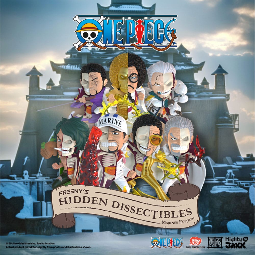 Mighty Jaxx One Piece Freenyho dissectables námořní edice 4palcová vinylová figura v slepé krabici (6)