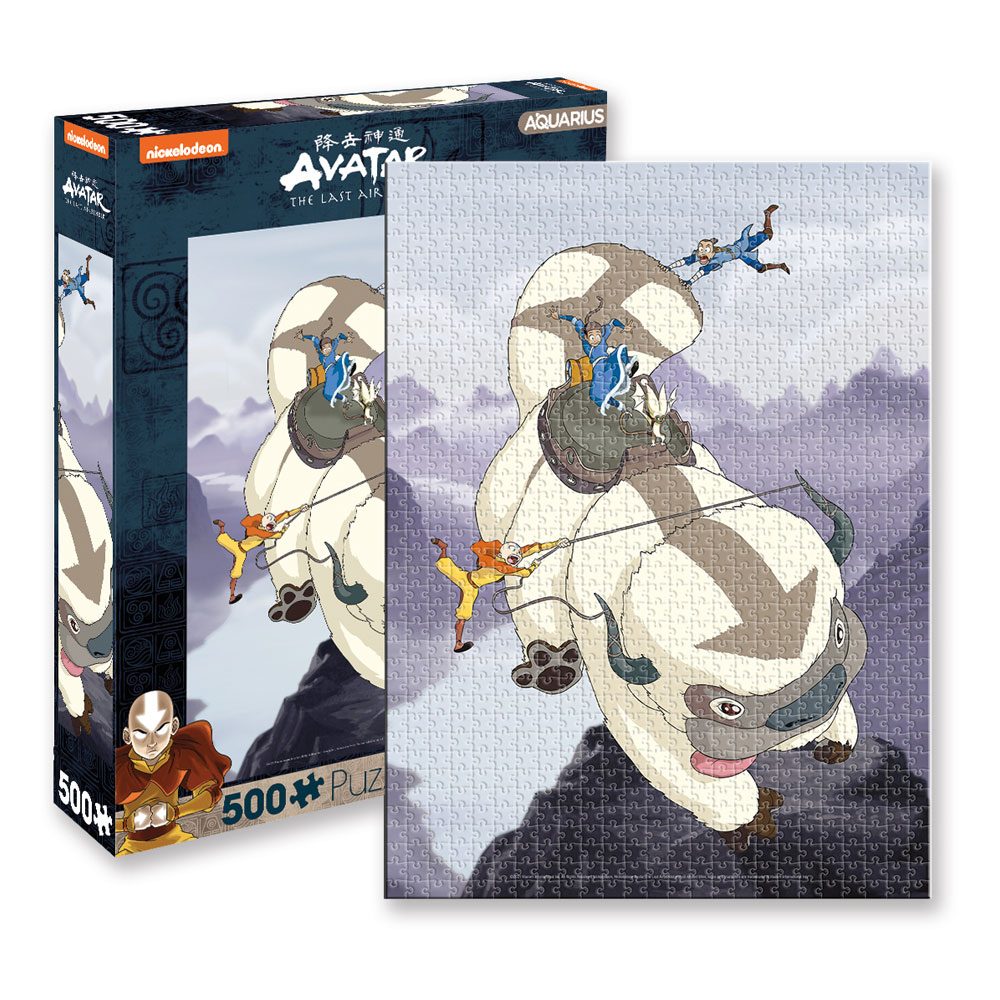 Aquarius Avatar: The Last Airbender Jigsaw Puzzle Appa and Gang (500 pieces)