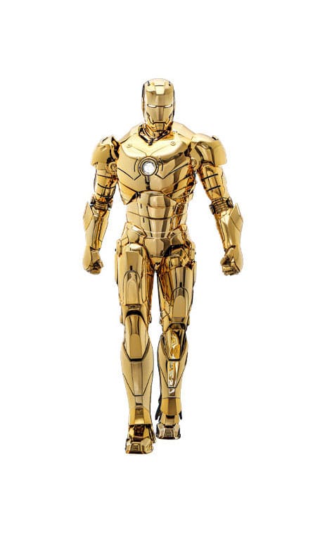 Hot Toys Hot ToysFigurka Iron Man Movie Masterpiece Diecast 1/6 Iron Man Mark III (Zlatá verze) 33 cm