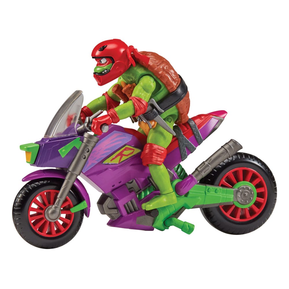 Playmates Tales of the Teenage Mutant Ninja Turtles akční figurka with Vehicle Raphael & Purple Dragon 12 cm