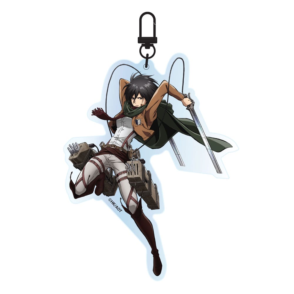 Popbuddies Attack on Titan Acrylic Keychain Mikasa Ackermann