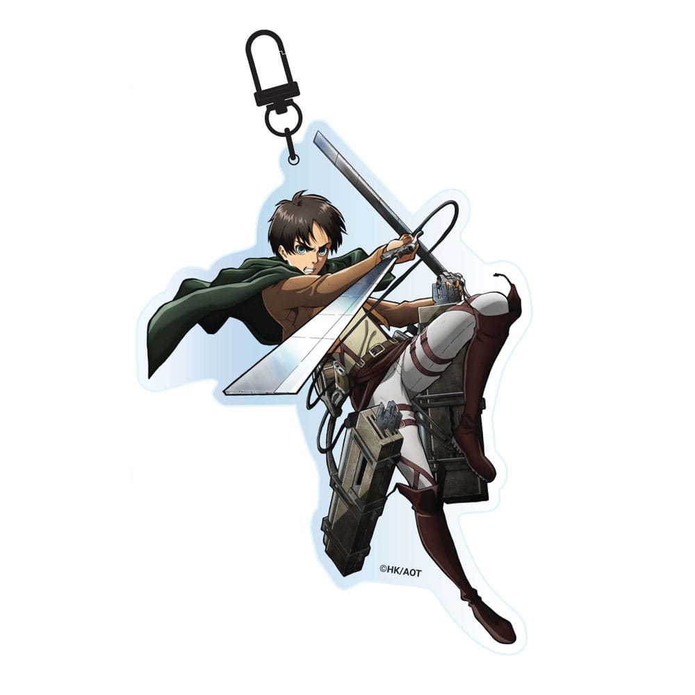 Popbuddies Attack on Titan Acrylic Keychain Eren Jaeger