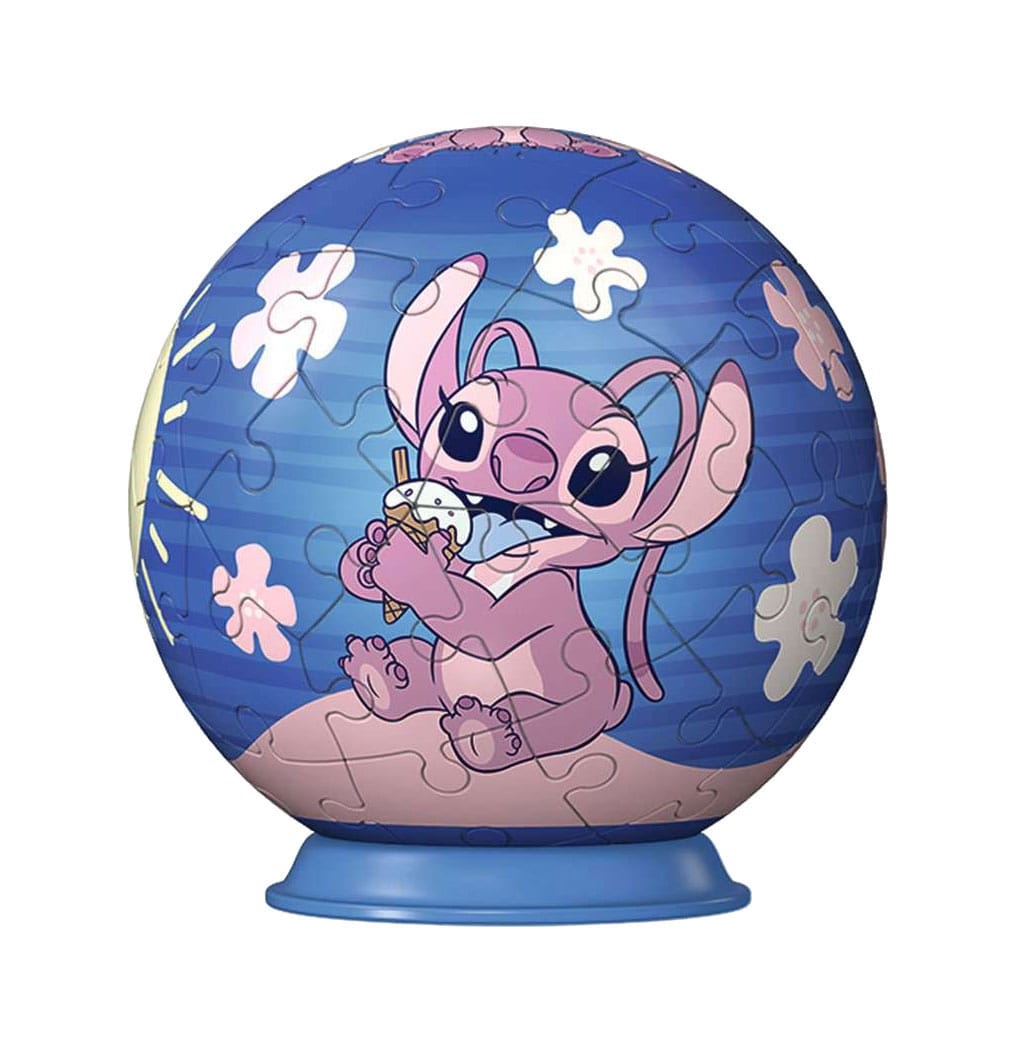Ravensburger Disney Stitch 3D Puzzle Ball Angel (55 pieces)