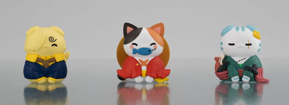 Megahouse One Piece Mega Cat Projekt figurky 3-Kusový balíček Nyan Kus Nyan! Happy Trio 2024 3 cm