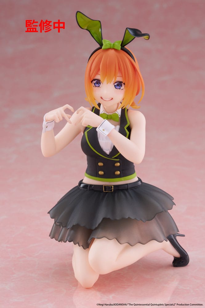 Taito Prize The Quintessential Quintuplets 3 PVC Statue Desktop Cute Figure Yotsuba Nakano (Bunny Ver.) 13 cm