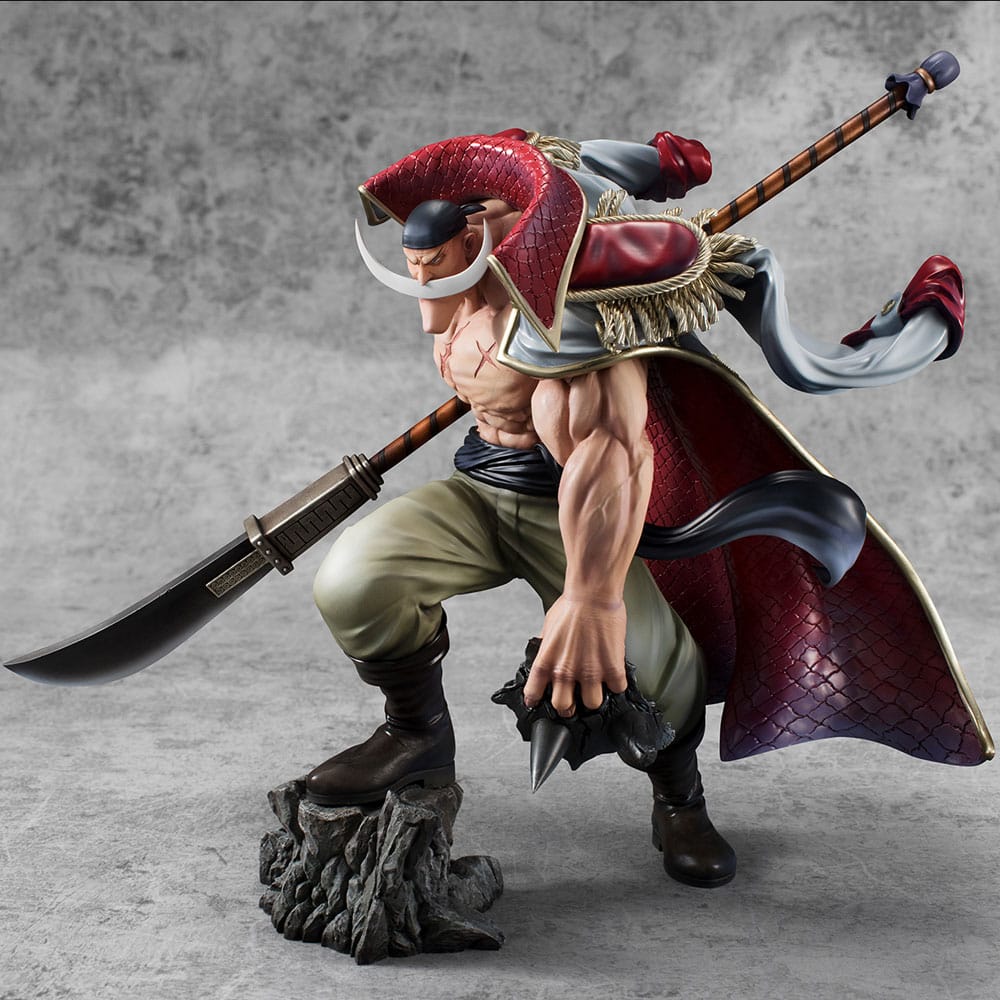 Megahouse One Piece P.O.P NEO-Maximum PVC Statue White Beard Edward Newgate Super Limited Reprint Ver. 30 cm