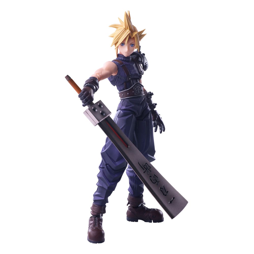 Square-Enix Final Fantasy VII Bring Arts Action Figure Cloud Strife Hardedge Ver. 15 cm