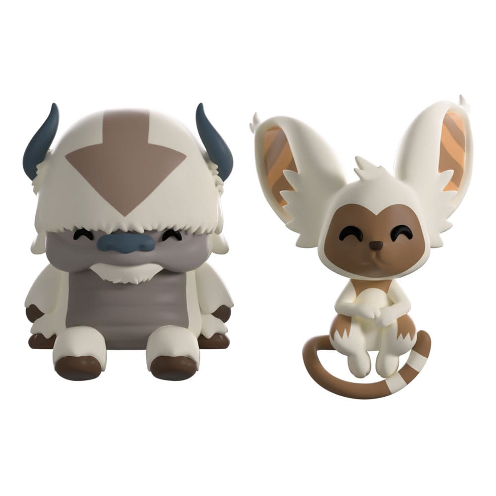 Youtooz Avatar: The Last Airbender Vinyl Figures Appa and Momo Monitor Buddiez 5 cm