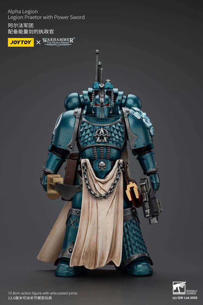 Joy Toy (CN) Warhammer akční figurka The Horus Heresy Alpha Legion Praetor s energickým mečem 20 cm