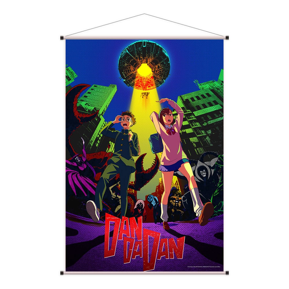 Sakami Merchandise Dandadan Plachta na zeď Okarun & Momo 60 x 90 cm